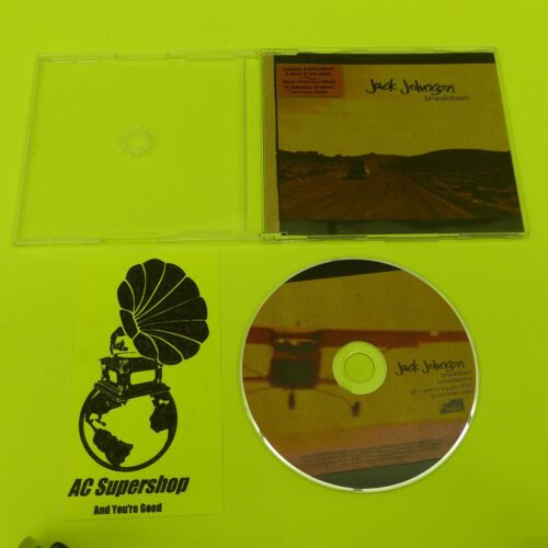 Jack Johnson Breakdown single - CD disque compact - Photo 1/1