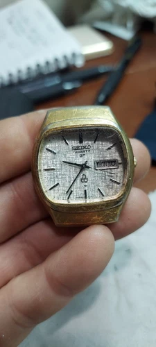 Seiko QT 0823-5020 White Dial Mens Vintage Early Quartz Watch 1970s