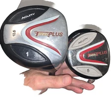 Acuity TurboPlus Driver & Fairway 5-Woods Set  Regular Uni-Flex Graphite Shafts