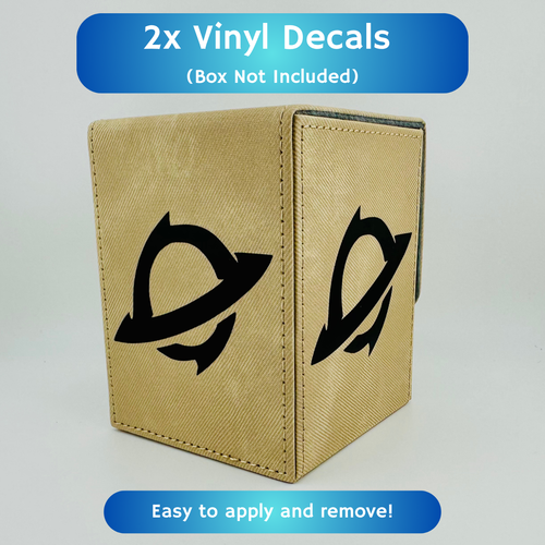 2x Decals - Edge of Eternities BLACK Magic The Gathering - Custom Deck Sticker - Bild 3 von 4