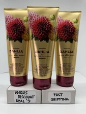 Bath & Body Works Dahlia “3 Pack”  Ultimate Hydration Body Cream - 8 oz -NEW