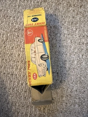 Vintage Dinky Toys 144 Volkswagen Original Empty Box