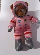 Smithsonian NASA Apollo 14 Pink Space Suit Astronaut Teddy Bear Plush 13