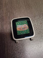 Gold Pebble Time Steel Smart Watch