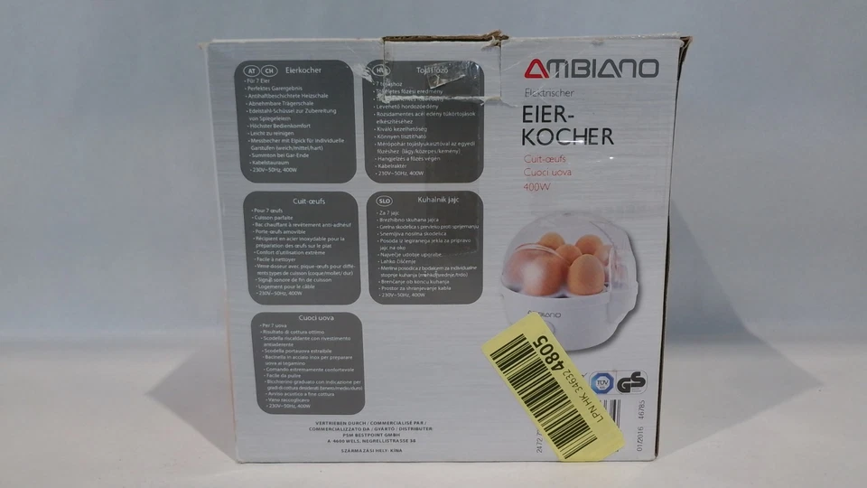 Tristar EK - 3076 Bollitore Elettrico Per Uova Con Capacità Di 7 Poachers - Immagine 2 di 4