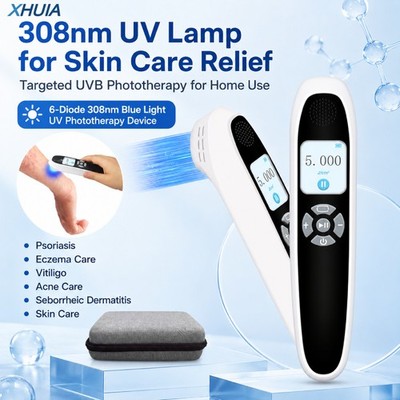 308nm Narrowband UVB Light Therapy Device 6 Diodes 20mW/cm2 for Skin Care Home