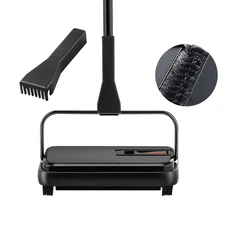 Carpet Sweeper - Manual Floor Sweeper for Home and Office