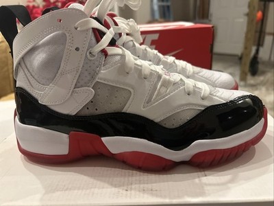 Men s Nike Size 8 Jump man Two Trey White Black Red DO1925106