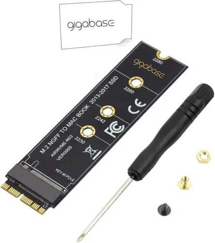 ✅ M.2 SSD Adapter für MacBook 2013–2017 NVMe AHCI A1465 A1502 A1398 Plug & Play