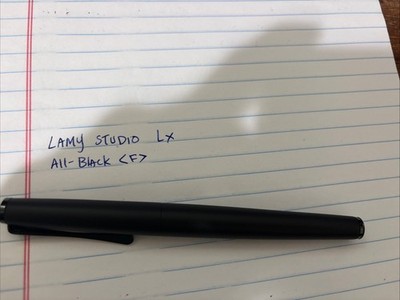 Lamy Studio LX Fountain Pen, All Black, Fine