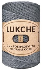3mm Premium Polyester Macrame Cord 147 Yards Smoked 1 Polypropylene Rope Yarn