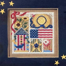 MILL HILL Buttons Beads Kit Counted Cross Stitch SUMMER SAMPLER MH14-6104
