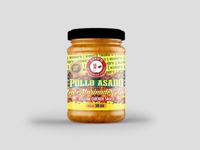 pollo asado Loco Amarillo Adobo Marinade 16oz chicken sauce