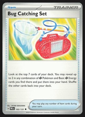 SV: Prismatic Evolutions Bug Catching Set #102/131 Uncommon Pokemon Card