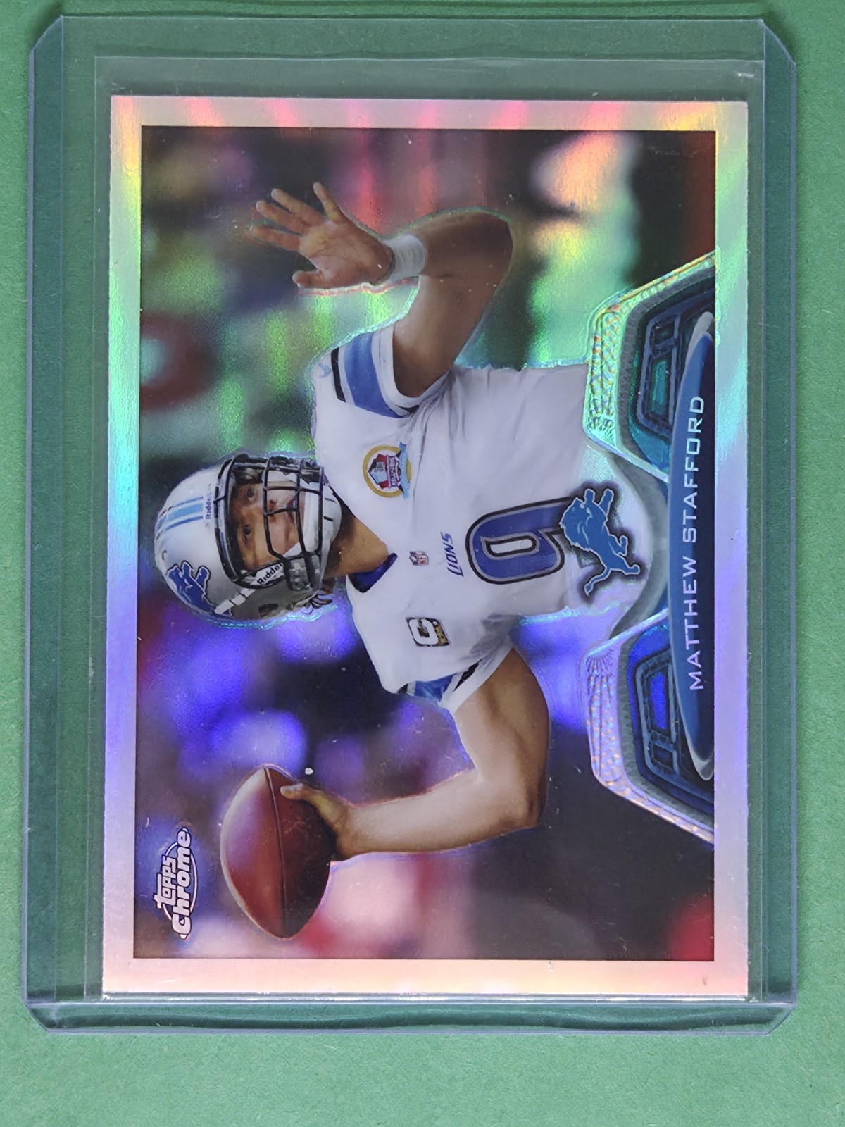 Matthew Stafford 2013 Topps Chrome #140 Refractor Lions Rams