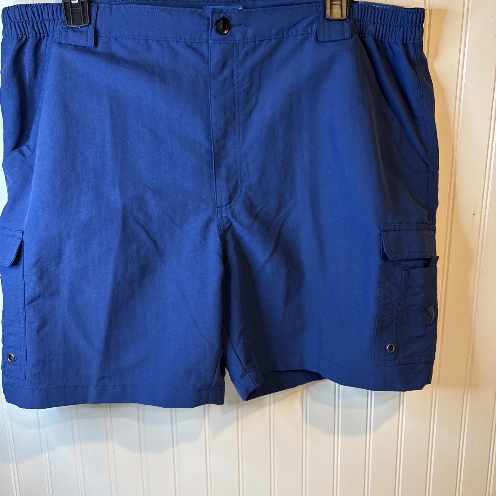 Reel Legends performance Outfitters Men’s Two Xl(42-44x 7.5” Blue Fishing shorts