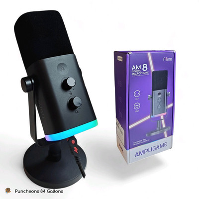 FIFINE Ampligame AM8 XLR/USB Gaming / Streaming / Podcast Microphone (Black)