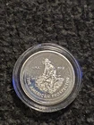 1 Gram Silver Round "The Prospector" .999 Fine Silver  Encapsulated