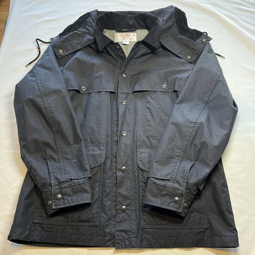 Veste Filson Dry Cloth Noir à Capuche - Taille XS Homme - Occasion Très Bon état