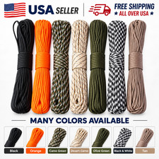 550 Paracord Rope 7 Strand 4mm Parachute Cord Outdoor Camping Survival Lanyard