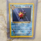 Pokemon TCG Starmie 064/102 Base Set Shadowless 1st Ed Regular 60 HP 1999