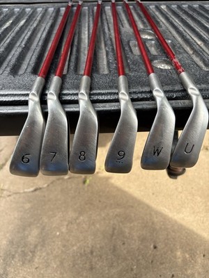 Ping K15 Red Dot RH TFC 149 Soft-R  Flex Graphite Shaft Iron Set 6 7 8 9 W U