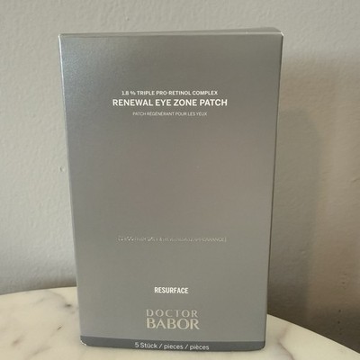 DOCTOR BABOR Renewal Eye Zone Patch 1.8% Triple Pro-Retinol 5 pieces New In Box
