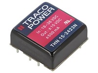Thn 15-2423N Wandler: Dc/Dc 15W Ueing: 18-36VDC Uausg: 15VDC Uausg2: -15VDC Trac