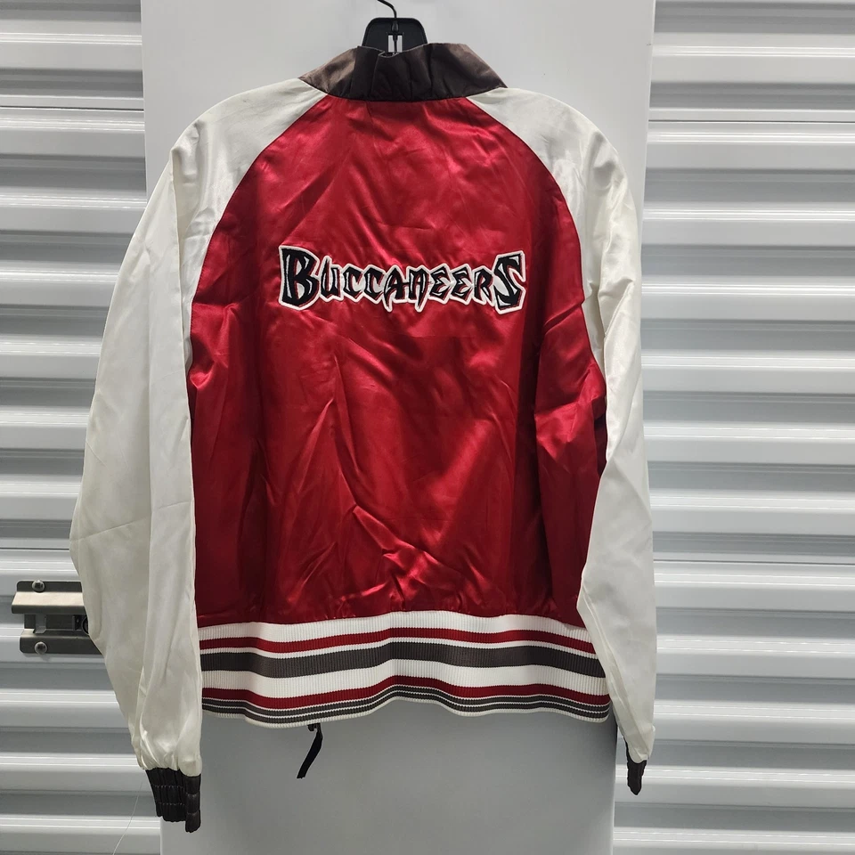 NFL Tampa Bay Buccaneers Mujer Reebok Reversible Satén Chaqueta Bomber XL Nueva Foto 2 de 4