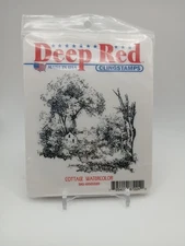 deep red stamps rubber cling stamp