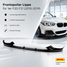 F�r BMW 1er F20 F21 ab 2015 M Paket SPORT Frontlippe Klavierschwarz Spoiler