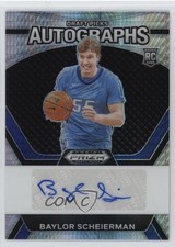 2024-25 Panini Prizm Draft Picks Hyper Baylor Scheierman #DPA-BYS Rookie Auto RC