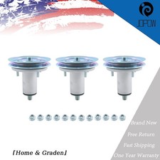 3PK For Gravely Ariens 52" Deck Spindle Assembly w/Pulley 51537200 51528000