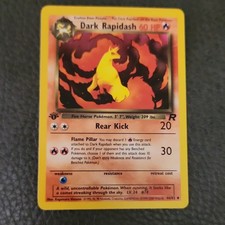 Pokémon Dark Rapidash 44/82 Team Rocket Holo Rare 1st Edition Card Near Mint on eBay