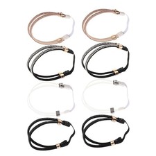 4 Pairs Anti-loose Adjustable Ankle Straps Elastic High Heels Shoe Straps.