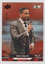 2023 Upper Deck AEW All Elite Wrestling Crew Exclusives /100 Justin Roberts z6b