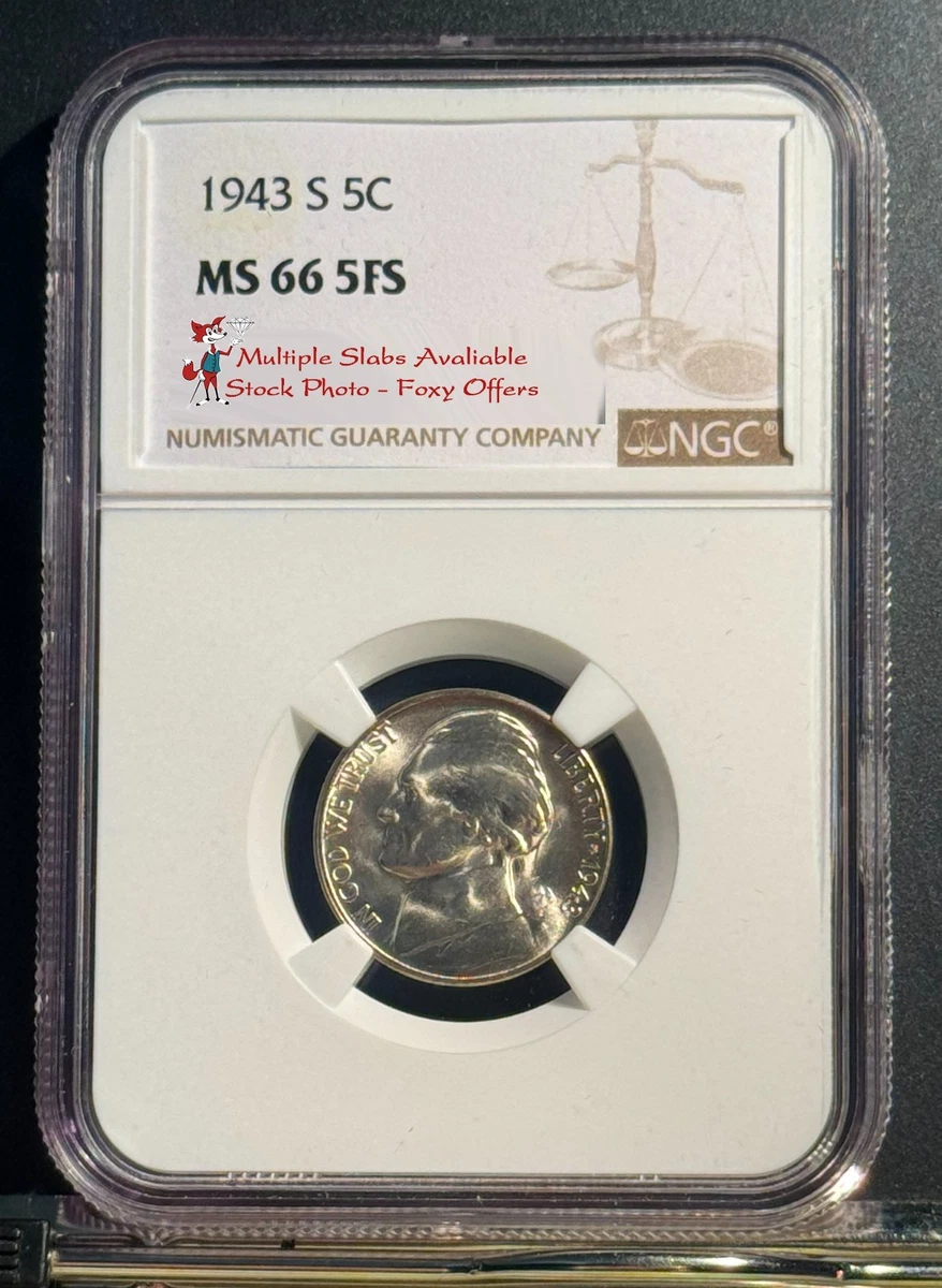 1943 Year Grade MS 66 US Jefferson Nickels (1938-Now) for sale | eBay