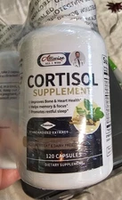 2 pack (120 capsules each) Cortisol Supplements for Women & Men