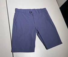 Greyson Shorts Men’s 34 Plum Purple Montauk Chino Golf Polyamide Nylon Spandex