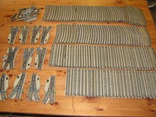 689| Konvolut M-Gleise Märklin H0 Metallgleis gerade, gebogen, Weichen