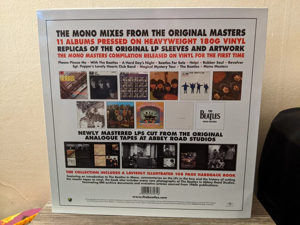 The Beatles In Mono Vinyl 14 LP Box Set 2025 Reissue Factory Sealed *Read Desc* - Image 2 of 2
