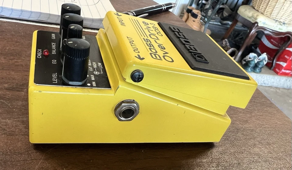 BOSS ODB-3 Bass Overdrive Effects Pedal - missing spring - Image 2 of 4