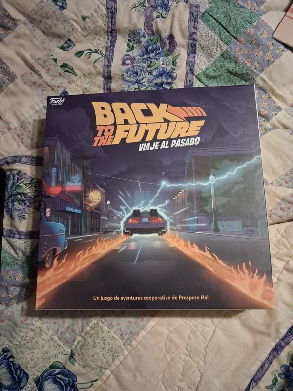 Funko Games Back to The Future Back In Time Board Game Spanish Version