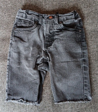 Levis 511 Slim Shorts Size 6 Boys Black Cut offs Adjustable Waist