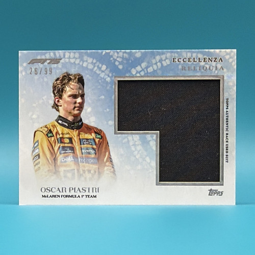 Topps 2025 F1 Eccellenza Formula 1 - Oscar Piastri McLaren Reliquia Relic /99