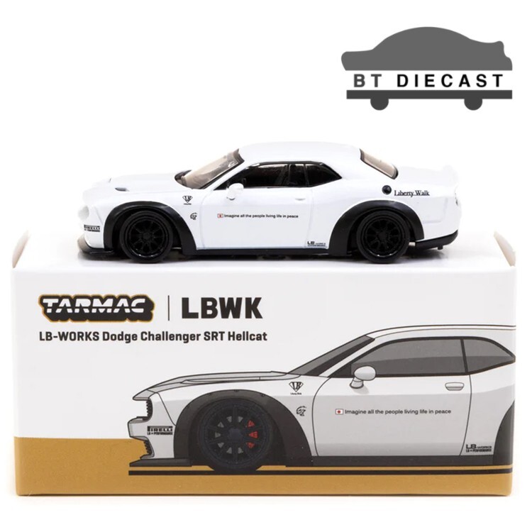 TARMAC WORKS LB WORKS LBWK DODGE CHALLENGER SRT HELLCAT 1/64