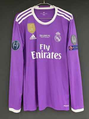 Sergio Ramos Real Madrid Long Sleeve Jersey UCL Final Model 16/17