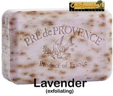 Pre de Provence LAVENDER BUD 250 Gram French Soap Bath Shower Bar Shea Butter XL