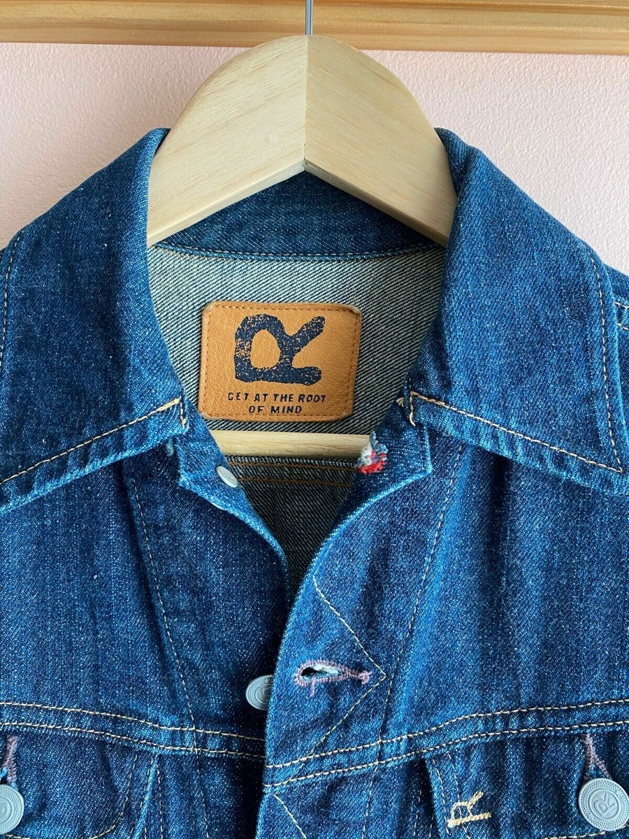 45R 45rpm Japan classic indigo Denim jean jacket sz S la 45R 45rpm Japan classic indigo Denim jean jacket sz S la