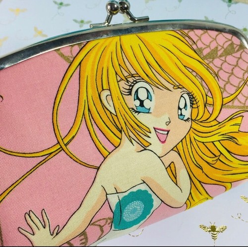 Anime Girl Coin Purse Wallet Pouch Holder Kawaii Summer Beach Clasp Collectors p - Picture 10 of 12
